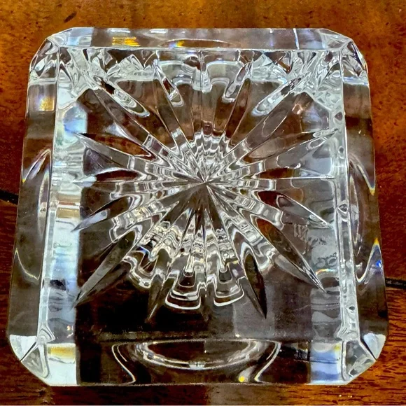 Waterford Crystal Lismore Square Votive Tealight Candle Holder - Picture 5 of 5
